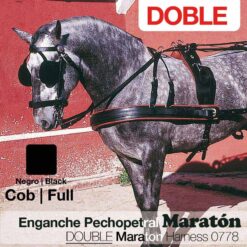 ENGANCHE PECHOPETRAL MARATÓN DOBLE NEGRO - Color: Negro