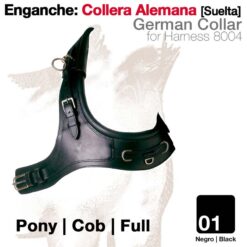ENGANCHE COLLERA ALEMANA SUELTA NEGRO - Color: Negro