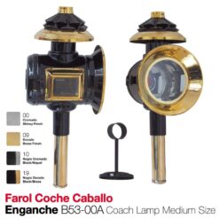 ENGANCHE FAROL COCHE CABALLO B53 - Color: Oro