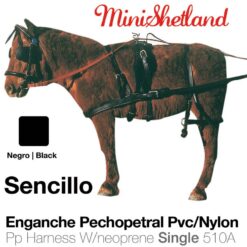 ENGANCHE PECHOPETRAL PVC/NYLON SENCILLO MINISHETLAND -