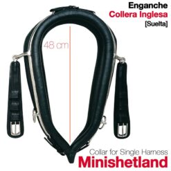 ENGANCHE COLLERA INGLESA SUELTA MINISHETLAND 48cm -