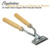 ESQUILADORA MANUAL 33 PÚAS MANGO MADERA -