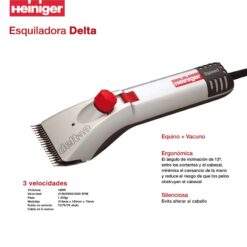 ESQUILADORA ELÉCTRICA DELTA HEINIGER PARA CABALLO -