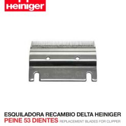 ESQUILADORA RECAMBIO DELTA HEINIGER  PEINE 53 DIENTES -