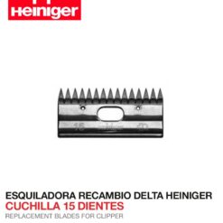 ESQUILADORA RECAMBIO DELTA HEINIGER CUCHILLA 15 DIENTES -