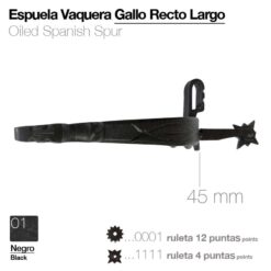 ESPUELA VAQUERA GALLO RECTO LARGO - Variación: 12 points