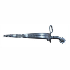 ESPUELA VAQUERA INOX GALLO CURVO - Hebilla: Cromada