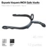 ESPUELA VAQUERA INOX GALLO VUELTO - Hebilla: Cromada