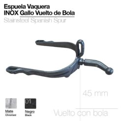 ESPUELA VAQUERA INOX GALLO VUELTO DE BOLA - Variación: Oiled