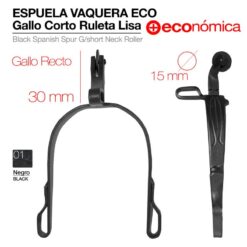 ESPUELA VAQUERA ECO. GALLO CORTO RULETA LISA -
