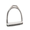 ESTRIBO INGLÉS INOX CON TACO A01-14K 12cm -