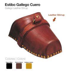 ESTRIBO GALLEGO CUERO - Color: Tostado