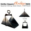 ESTRIBO VAQUERO ARÁBIGA SIN FORRAR INOX 12x26 -