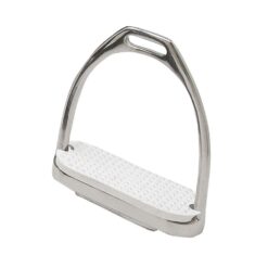 ESTRIBO INGLÉS INOX CON TACO A01-14A 12cm -