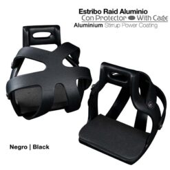 ESTRIBO RAID ALUMINIO CON PROTECTOR NEGRO -