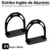 ESTRIBO INGLÉS ALUMINIO ZALDI NEGRO -