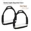 ESTRIBO INGLÉS SEGURIDAD A02 NEGRO 12cm -