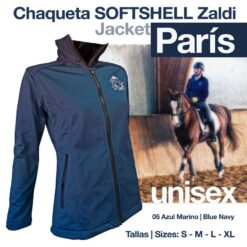 CHAQUETA SOFTSHELL ZALDI PARÍS AZUL - Color: Azul