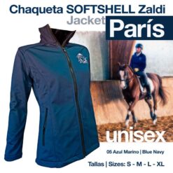 CHAQUETA SOFTSHELL ZALDI PARÍS AZUL - Color: Azul