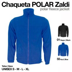 CHAQUETA POLAR ZALDI UNISEX - Color: Azul
