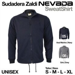 CHAQUETA SUDADERA ZALDI NEVADA UNISEX - Color: Royal