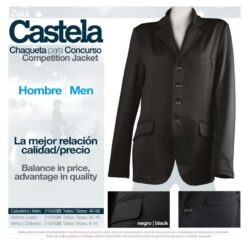 CHAQUETA CONCURSO CASTELA CABALLERO - Color: Negro