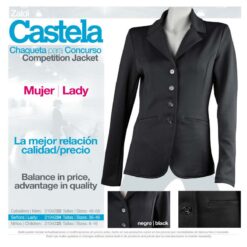 CHAQUETA CONCURSO CASTELA SEÑORA NEGRO - Color: Negro