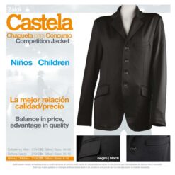 CHAQUETA CONCURSO CASTELA NIÑO NEGRO - Color: Negro
