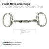 FILETE OLIVA INOX CON CHAPA 216201 12.5cm -
