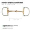 FILETE D INOX EMBOCADURA COBRE 21576 - Talla: 12