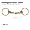 FILETE CYPRIUM ANILLA GRUESO 21522Y - Talla: 12