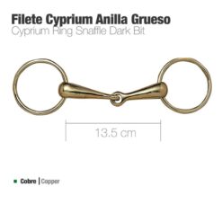 FILETE CYPRIUM ANILLA GRUESO 21522Y - Talla: 13