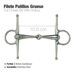 FILETE PALILLOS GRUESO INOX 21936 - Talla: 10'5cm