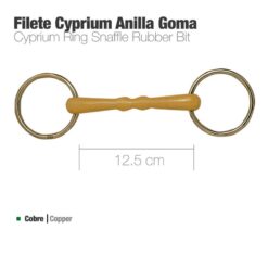 FILETE CYPRIUM ANILLA GOMA 2124YPM 12.5cm -