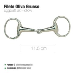 FILETE OLIVA INOX GRUESO 219301 - Talla: 11