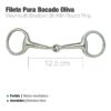 FILETE PARA BOCADO OLIVA INOX 219511 - Talla: 12
