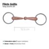 FILETE ANILLA EMBOCADURA COBRE - Talla: 12