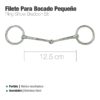 FILETE PARA BOCADO INOX PEQUEÑO 25540 - Talla: 12