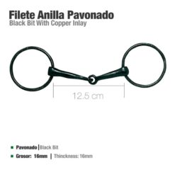 FILETE ANILLA PAVONADO 25216U1 12.5cm -