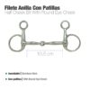 FILETE ANILLA CON PATILLAS INOX 21442 - Talla: 10'5cm