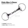 FILETE OLIVA 3 PIEZAS INOX - Talla: 12