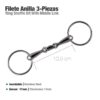 FILETE ANILLA 3 PIEZAS INOX - Talla: 10'5cm