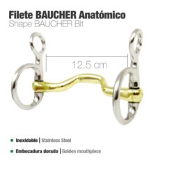 FILETE BAUCHER ANATÓMICO BBI INOX - Talla: 12
