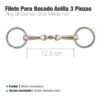 FILETE PARA BOCADO ANILLA 3 PIEZAS D79 - Talla: 12