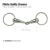 FILETE ANILLA INOX GRUESO 21922 - Talla: 12