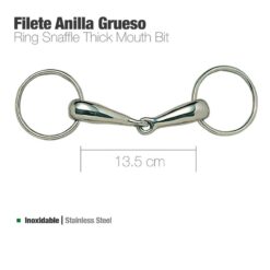 FILETE ANILLA INOX GRUESO 21922 - Talla: 13