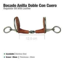 FILETE ANILLA DOBLE CUERO 214001-50+L 12.5cm -