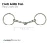 FILETE ANILLA INOX FINO 21240 - Talla: 12
