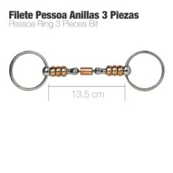 FILETE PESSOA ANILLA 3 PIEZAS PAQ10070213 - Talla: 13