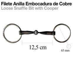 FILETE ANILLA EMBOCADURA COBRE 65mm x 12.5cm -